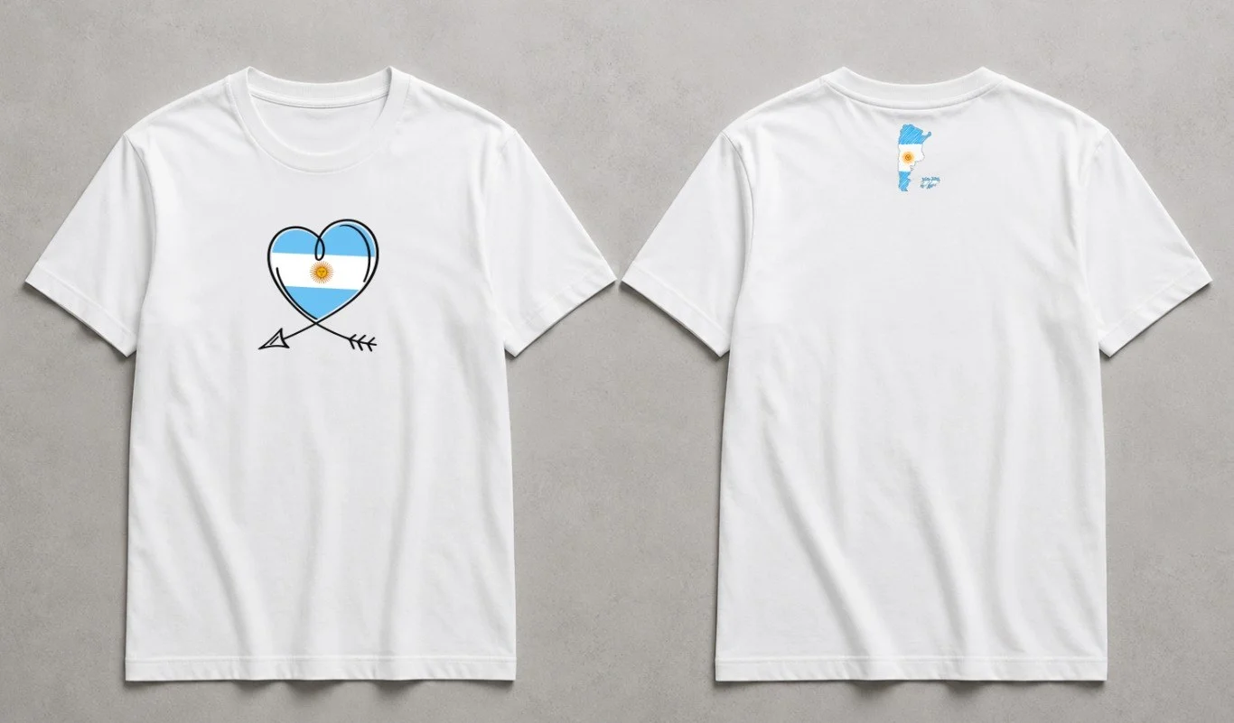 Remera Argentina algodón